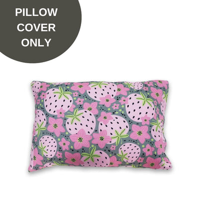 Cover Only - Toddler Pillow Cover - Strawberry