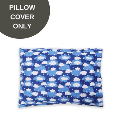 Cover Only - Toddler Pillow Cover - Blue Clouds