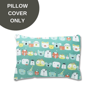 Cover Only - Toddler Pillow Cover - Green Panda