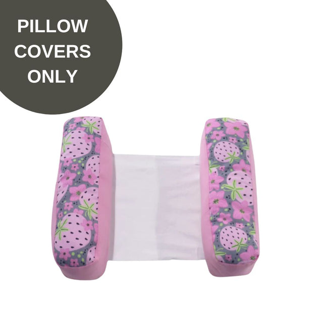 Covers Only - Anti Roll Pillow Cover - Set of 2 - Strawberry