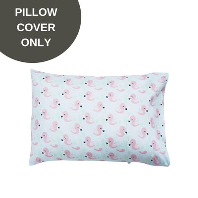 Cover Only - Toddler Pillow Cover - Flamingo