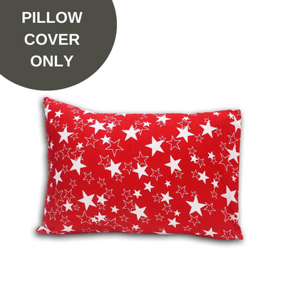 Cover Only - Toddler Pillow Cover - Red Star