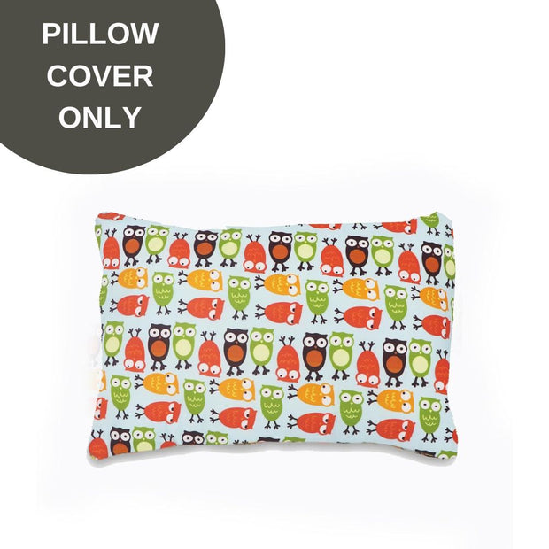 Cover Only - Toddler Pillow Cover - Happy Owls