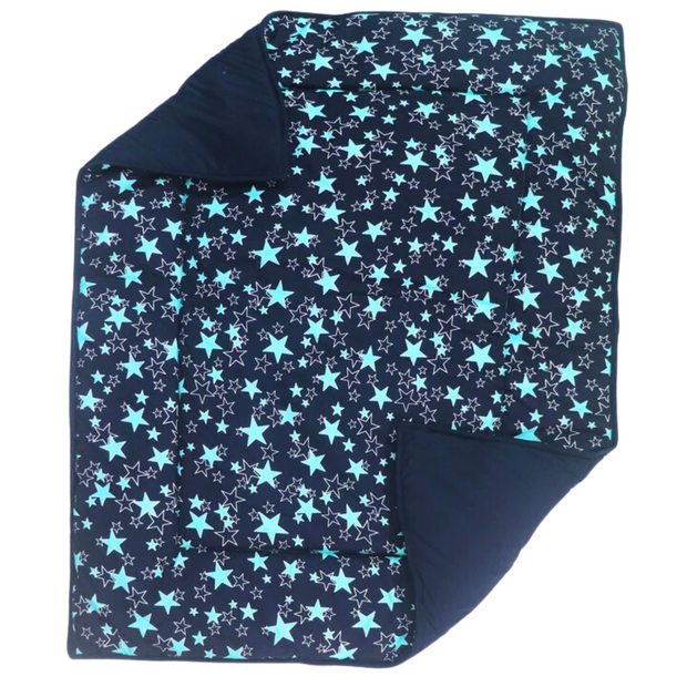 Born Star Navy - Baby Quilt | Baby Blanket