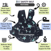 Navy Star Scooter Safety Belt