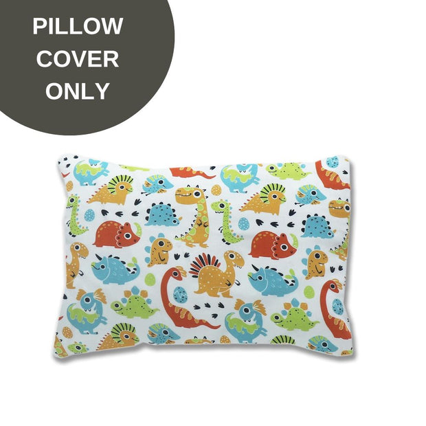 Cover Only - Toddler Pillow Cover - Cute Dinos