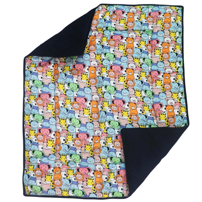 Happy Zoo - Baby Quilt | Baby Blanket