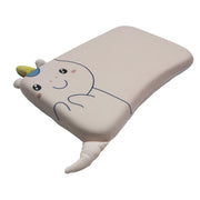 Beige Tail Memory Foam Head Shaping Pillow for Baby