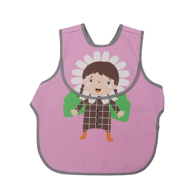 Baby Girl Plastic Feeding Baby Bibs