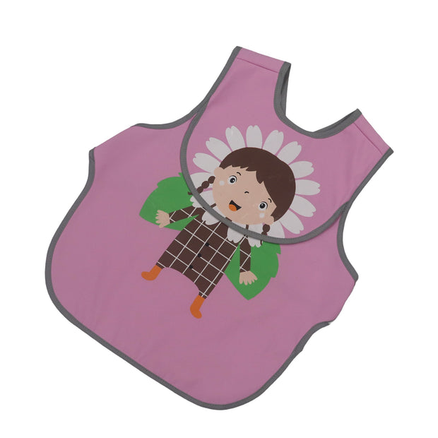 Baby Girl Plastic Feeding Baby Bibs