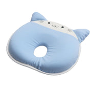 Blue Kitten Memory Foam Head Shaping Pillow for Baby