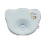 Blue teddy Memory Foam Head Shaping Pillow for Baby