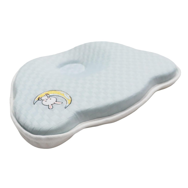 Blue teddy Memory Foam Head Shaping Pillow for Baby