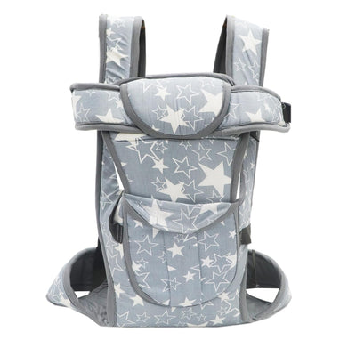 Gray Star Baby Carrier for 4 to 24 months with 4 carry positions