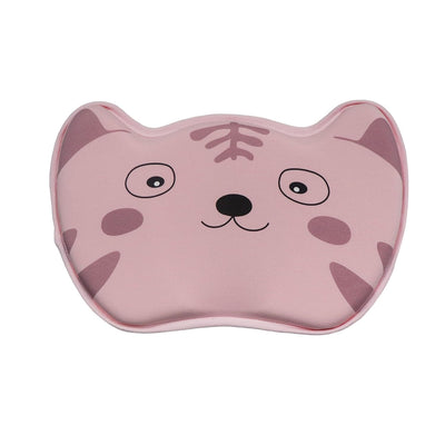 Pink Kitten Memory Foam Head Shaping Pillow for Baby