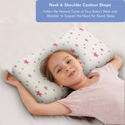 Contour Memory Foam Kids Pillow |Toddler Memory Foam Pillow for 12 Months Plus - Star