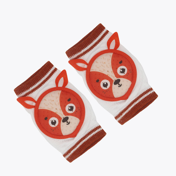 Fox and Bear Set of 2 Baby Knee Pads