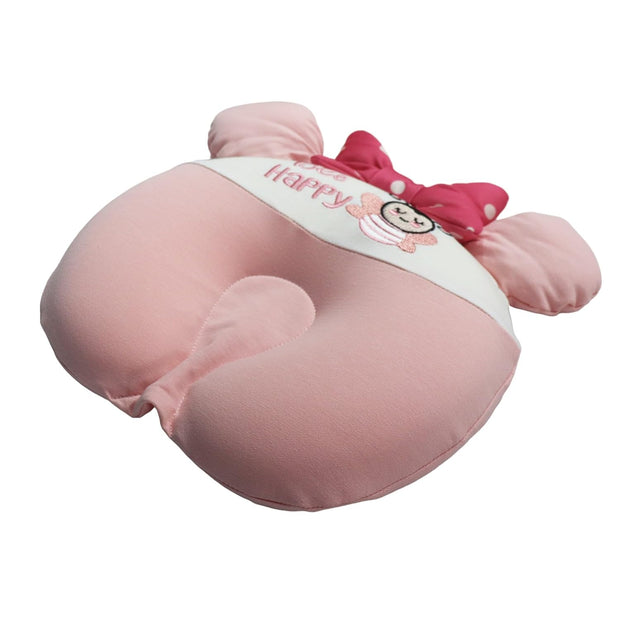 Pink Mouse Kitten Memory Foam Head Shaping Pillow for Baby