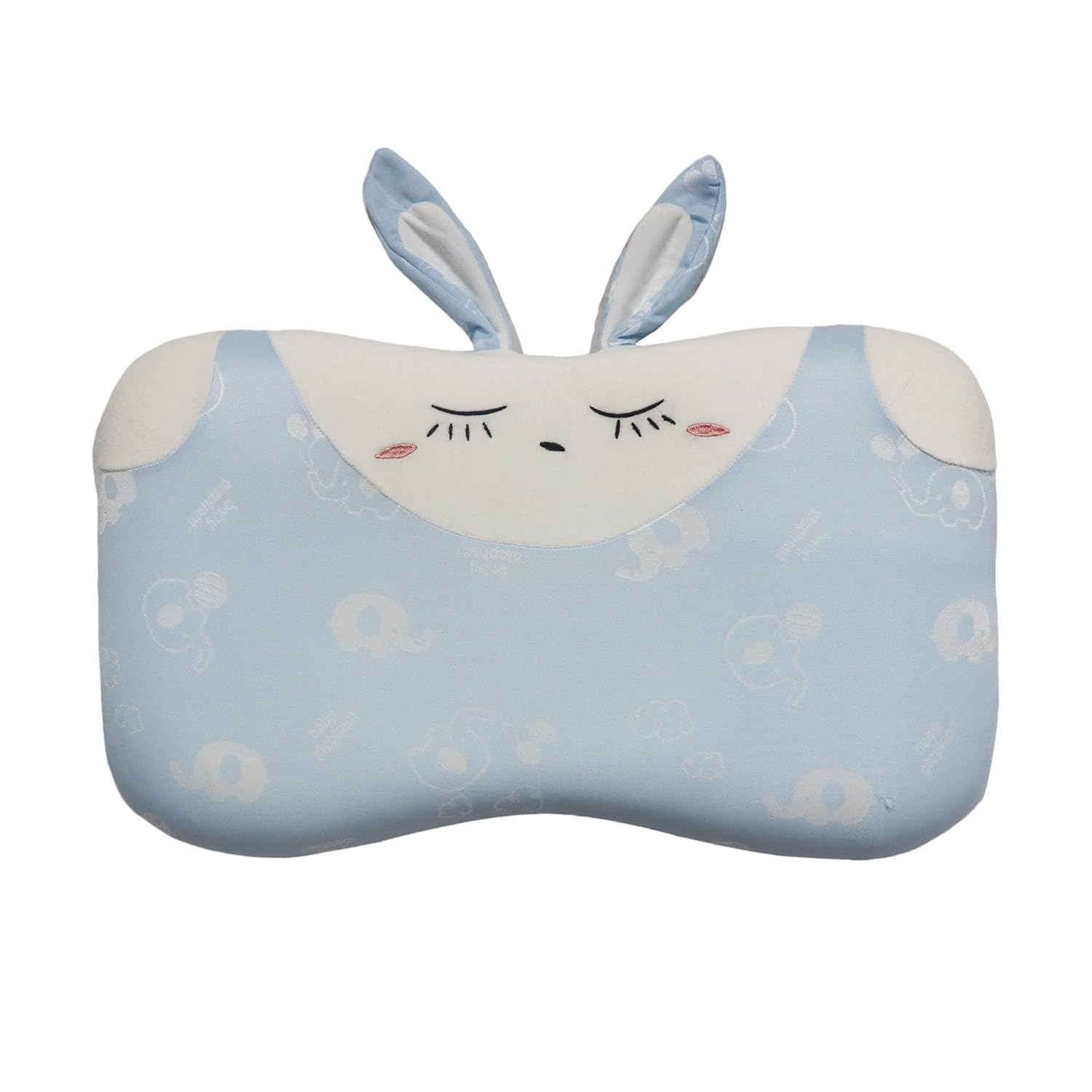 Sleepy Bunny Memory Foam Head Shaping Pillow for Kids and Toddlers