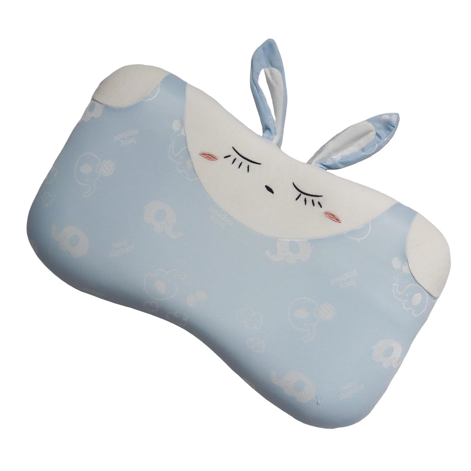 Sleepy Bunny Memory Foam Head Shaping Pillow for Kids and Toddlers