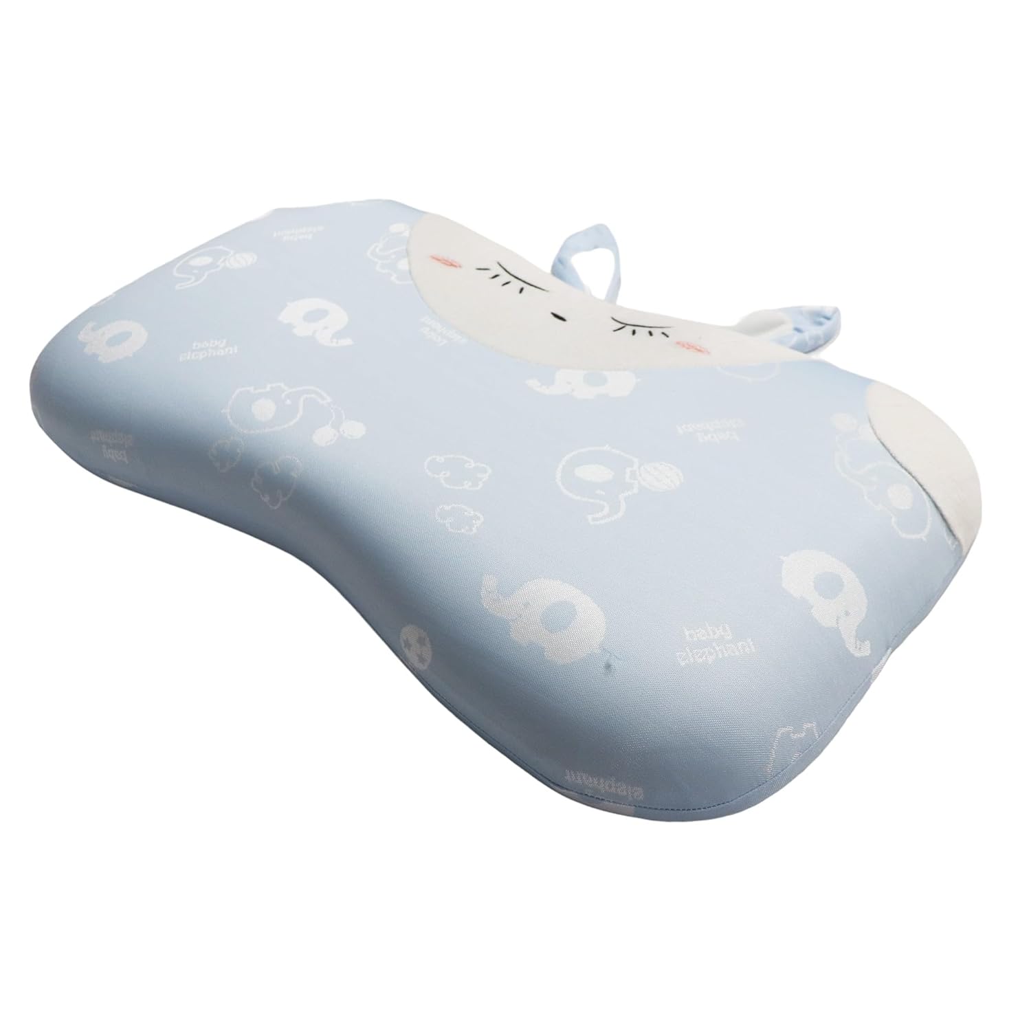 Sleepy Bunny Memory Foam Head Shaping Pillow for Kids and Toddlers