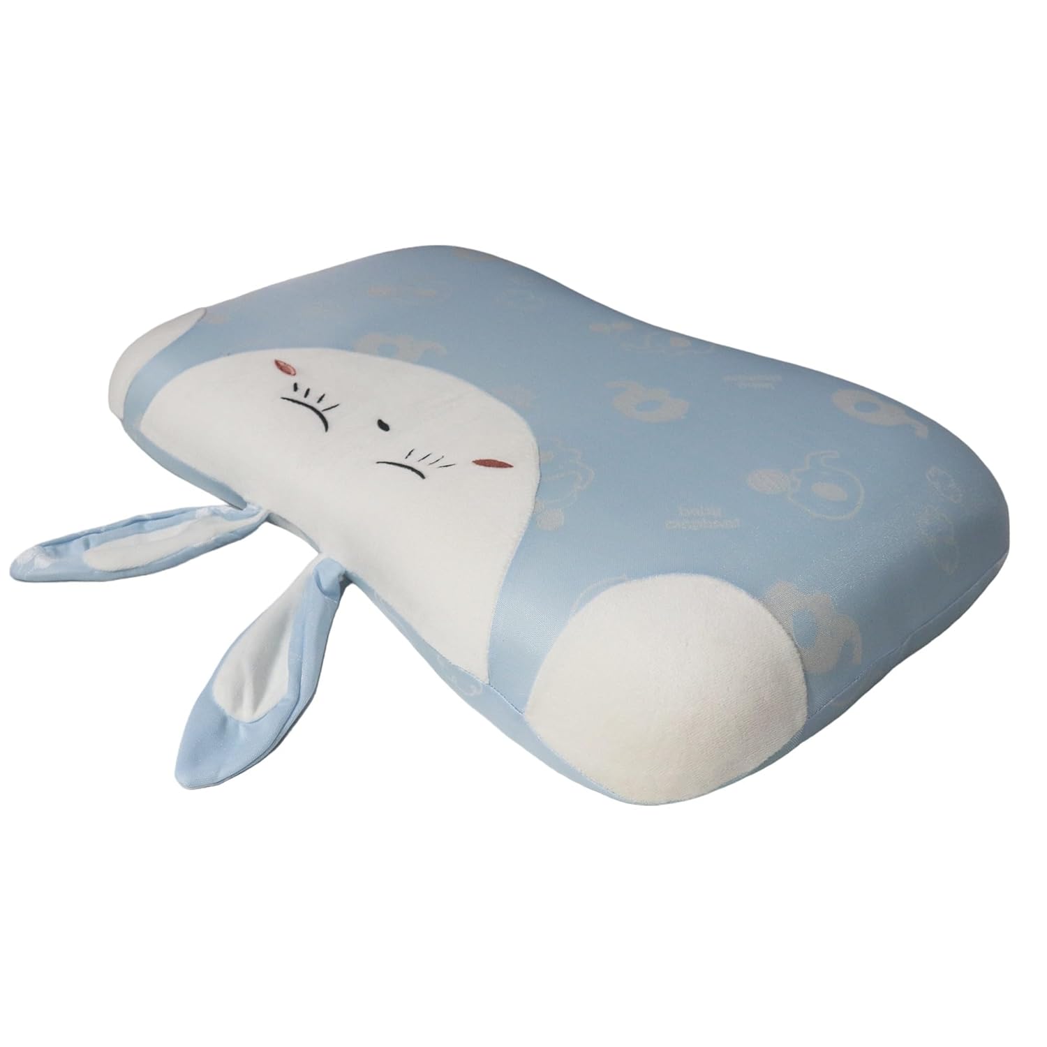 Sleepy Bunny Memory Foam Head Shaping Pillow for Kids and Toddlers