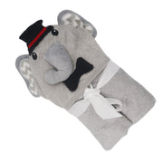 Elli Magician Cotton Hooded Baby Bath Towel with Baby Loofah