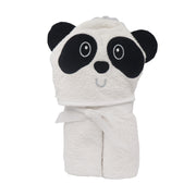 Sleepy Panda Cotton Hooded Baby Bath Towel with Baby Loofah