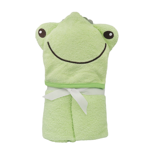 Happy Frog Cotton Hooded Baby Bath Towel