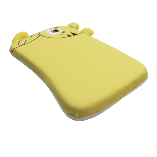 Yellow Tail Kitten Memory Foam Head Shaping Pillow for Baby