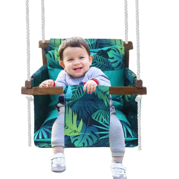 Columbus - Baby Swing | Jhula | Wooden Base