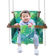 Hexlove - Baby Swing | Jhula | Wooden Base